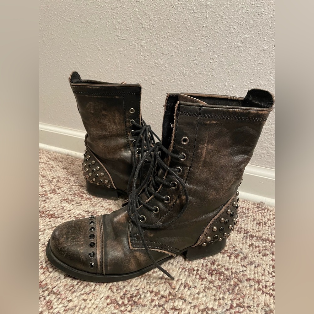 ALDO Distressed Combat Boots